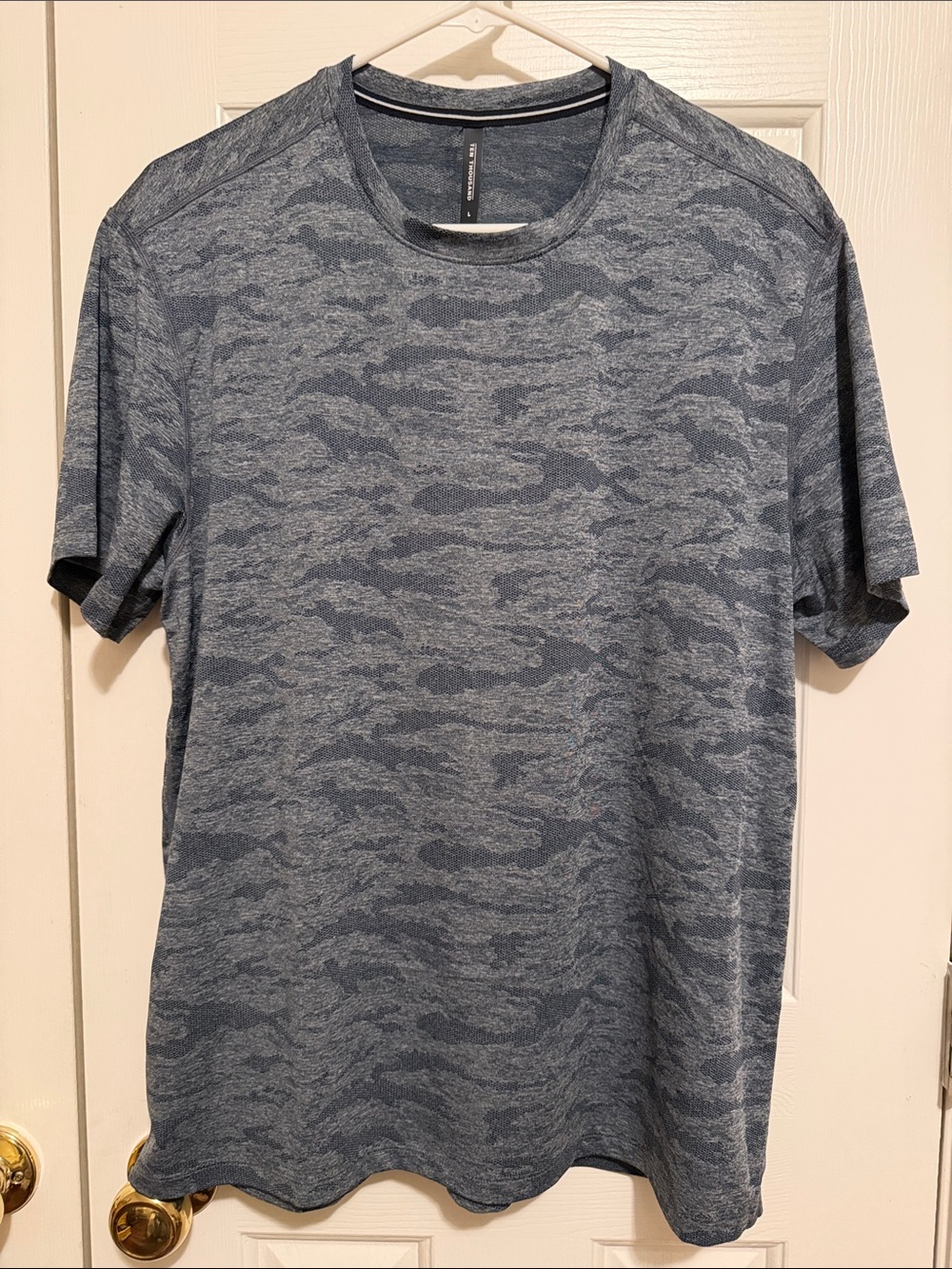 Ten Thousand Men's Heathered Navy Blue Camo Crew Tee